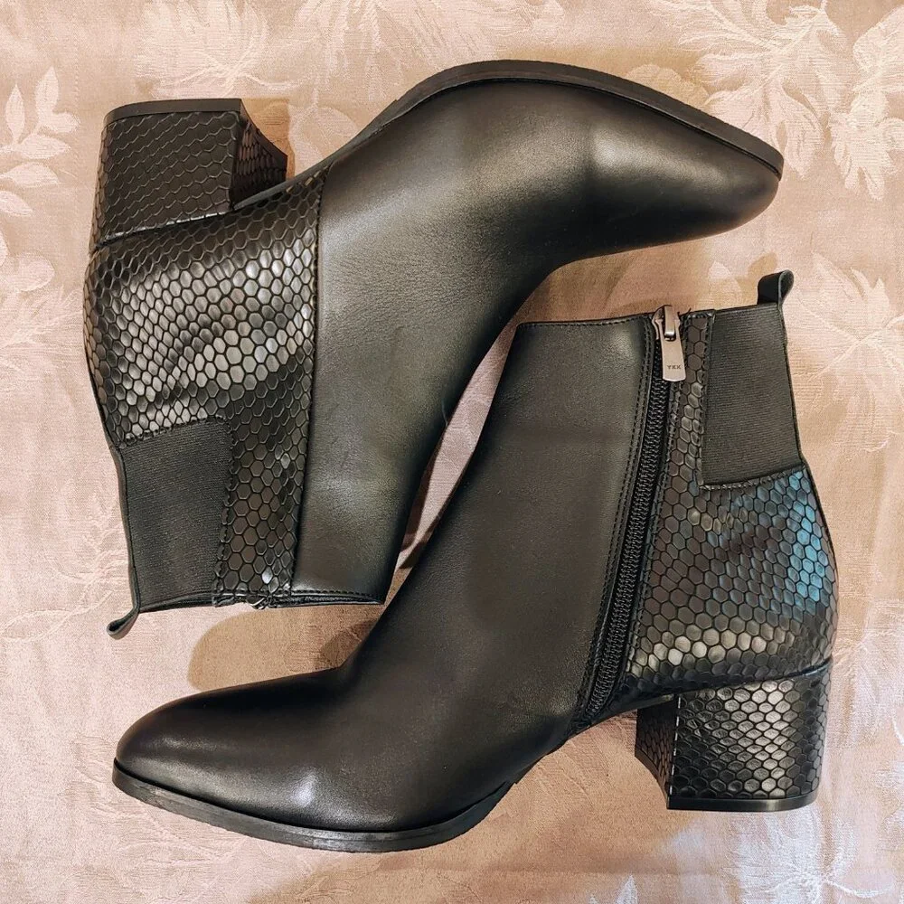 Spring Step Leather Ankle Booties, Size EU 40, Excellent Used Condition! (EUC) - Picture 2 of 7